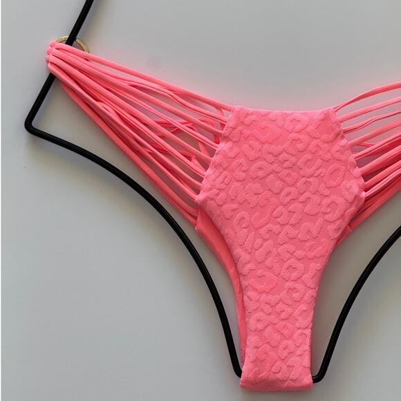 Beach Bunny Indy Micro Tango Bikini Bottom – New Origami - Minimal Coverage - M - Picture 2 of 13